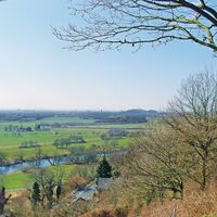 Ausblick ins Siegtal von Weingartsgasse