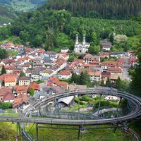 Blick über die Coasterbahn auf Todtnau