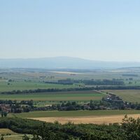 Blick vom Heesebergturm auf das Grüne Band bei Beierstedt