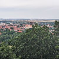Blick von der Altenburgwarte zur Stadt