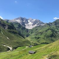 Blick Richtung Braunarlspitze