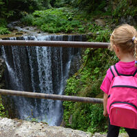 Blick von der römischen Brücke von Croina
