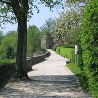 Stadtmauer Rüthen mit Blick auf den Hexenturm