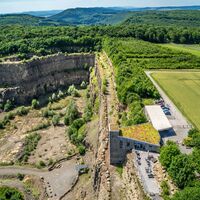 Luftbild natour.NAH.zentrum Schillat-Höhle