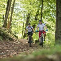 Radsport im Thüringer Wald am Rennsteig