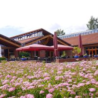 Außenterrasse am LWL-Museum Ziegelei Lage bei Holzhausen-Sylbach