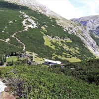 Blick Richtung Südosten zur Hesshütte am Ennseck