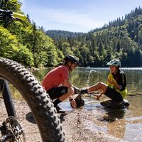 Mountainbiker am Feldsee