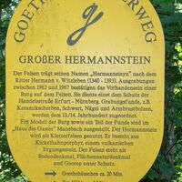 Tafel Großer Hermannstein