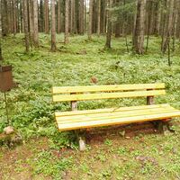 Bank mit Gedichtebox