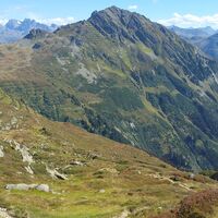 Weg Richtung Grasjoch Hütte