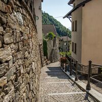 Unterwegs im Weiler Bognanco Fonti