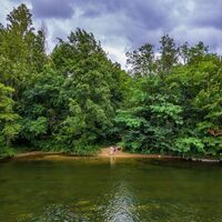 Die Ariège südlich von Pamiers