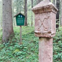 Grenzsäule Abtenau-Scheffau am Tgb