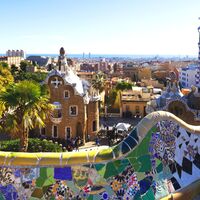 Ansicht von oben Park Güell - Barcelona