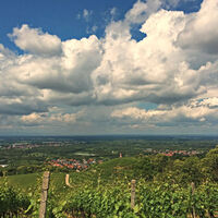 Sicht auf eheml. Ullenburg (Fahne)