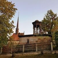 Herbstlicher Blick auf das Heilige Grab in Görlitz