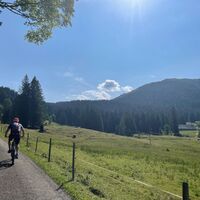 Malerischer Weg durch das Ehrenschwanger Tal