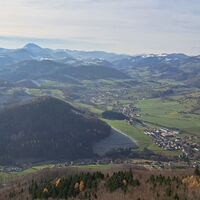 Ausblick nach Südwest von der Spitzmauer