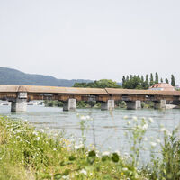 Südschwarzwald Radweg, Etappe 3, Bad Säckingen Holzbrücke