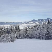 Ausblick oberhalb von Müselbach nach Langenegg