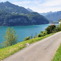 Blick von Vorderbetlis Richtung Glarner Alpen