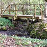 Holzbrücke Naturlehrpfad