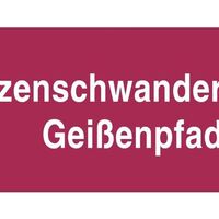 Wegzeichen Geießenpfad
