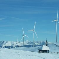 Tauernwindpark Winter
