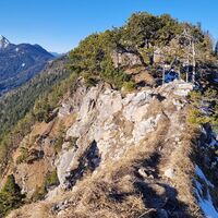 Weg auf dem Grat