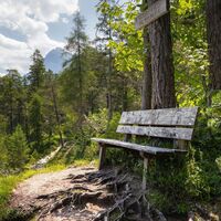 Rastplatz bei der Scharnitzer Alm