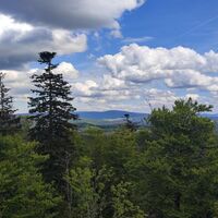 Blick zum Haidel und Hochstein