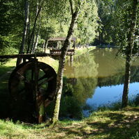 Mühlrad an der Vierbuchermühle