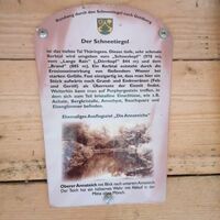 Infotafel zum Schneetiegel