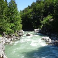 0.5 km Saalach bei Lofer