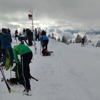 Gipfelplateau Hochälpelekopf mit Sendemast