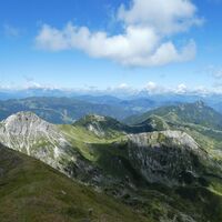 Gipfelblick von der Steinfeldspitze nach Norden