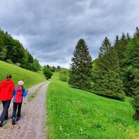 Wanderer bei Crock