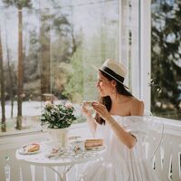 Villa Munkholm Terrasse im Koskipuisto