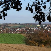 Blick auf Diedelsheim