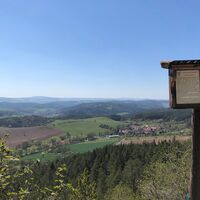 Blick Richtung Großgölitz und das Rinnetal