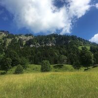Auf dem Weg zur Hangspitze