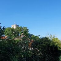 Sicht auf Greener Burg