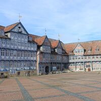 Stadtmarkt mit Rathaus in Wolfenbüttel