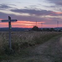 Beschilderung am Bietzerberger