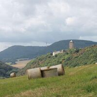 Burg Lichtenberg von der Höhe über Ruthweiler