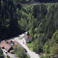 Tiefblick auf Triberg-Schonachbach