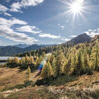 Auf dem Weg zur Gasselhöhe - Blick zum Reiteralmsee
