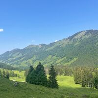 Blick auf die westliche Nagelfluhkette