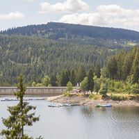 Staumauer Müllers an der Staumauer Boots und Fahrradverleih